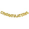 Gold 'Congratulations' Foil Balloon Garland - 16