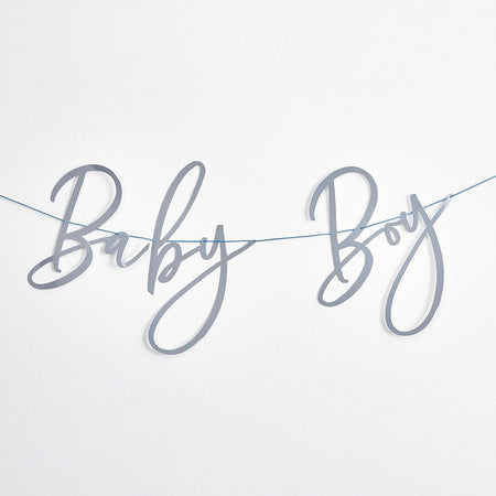 Baby Boy Blue Card Banner - 2m