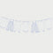 Blue Baby Shower Baby Grow Garland Decoration - 2.5m