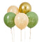 Sage, Nude & Gold Baby Latex Balloons - 12