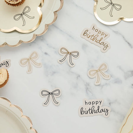 Birthday Bows Card Table Scatter Confetti - 14g