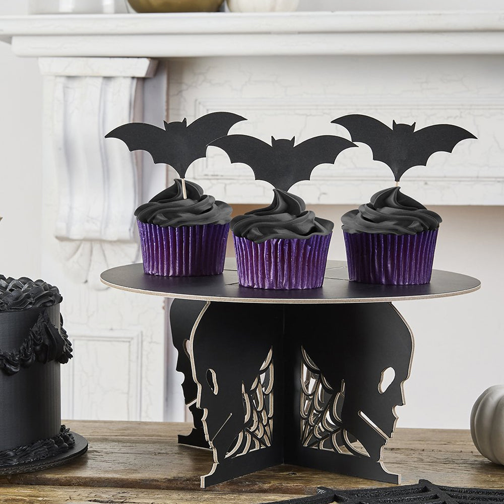 Halloween Bat Food Picks - Pack of 12