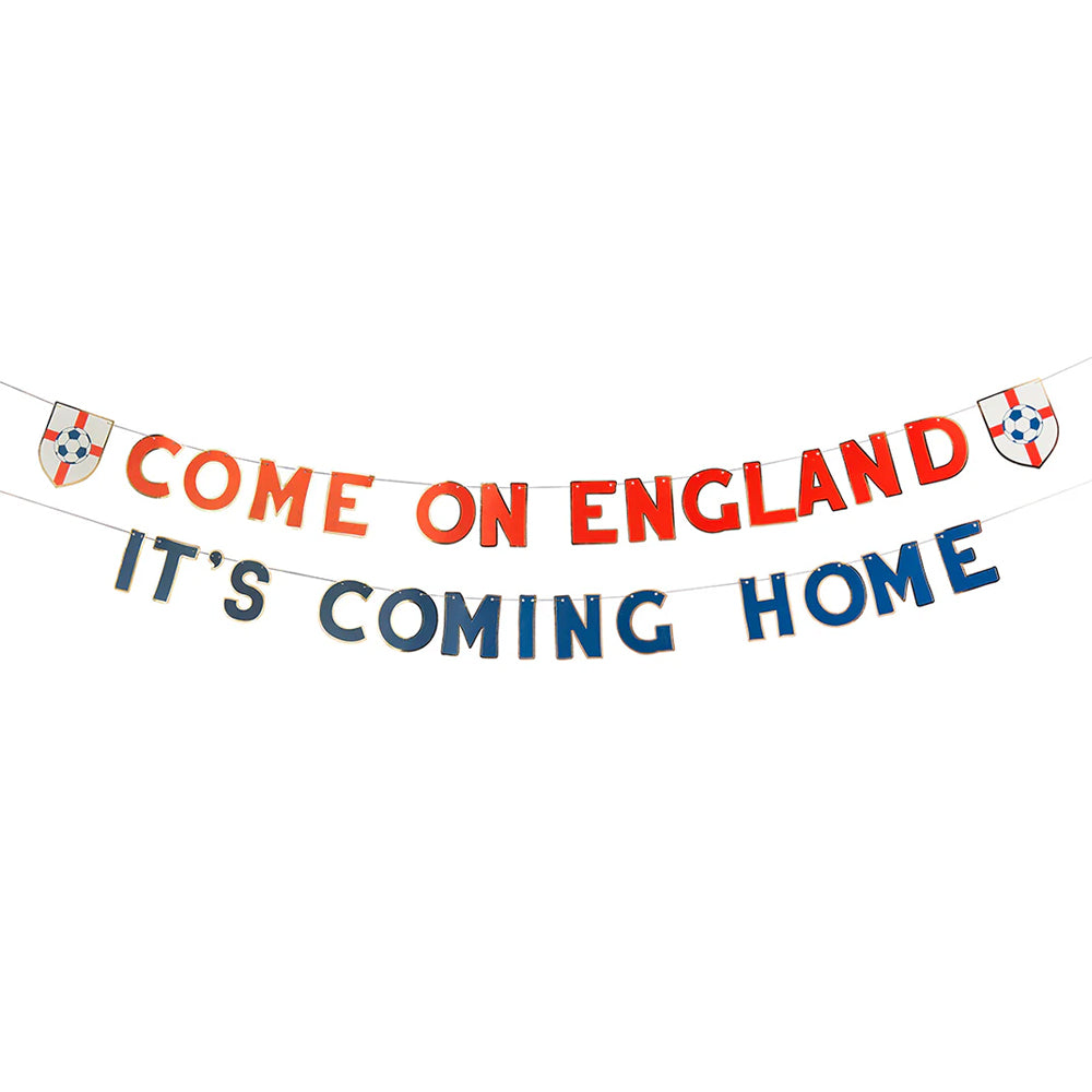 Come on England It's Coming Home Card Banner - 2.5m