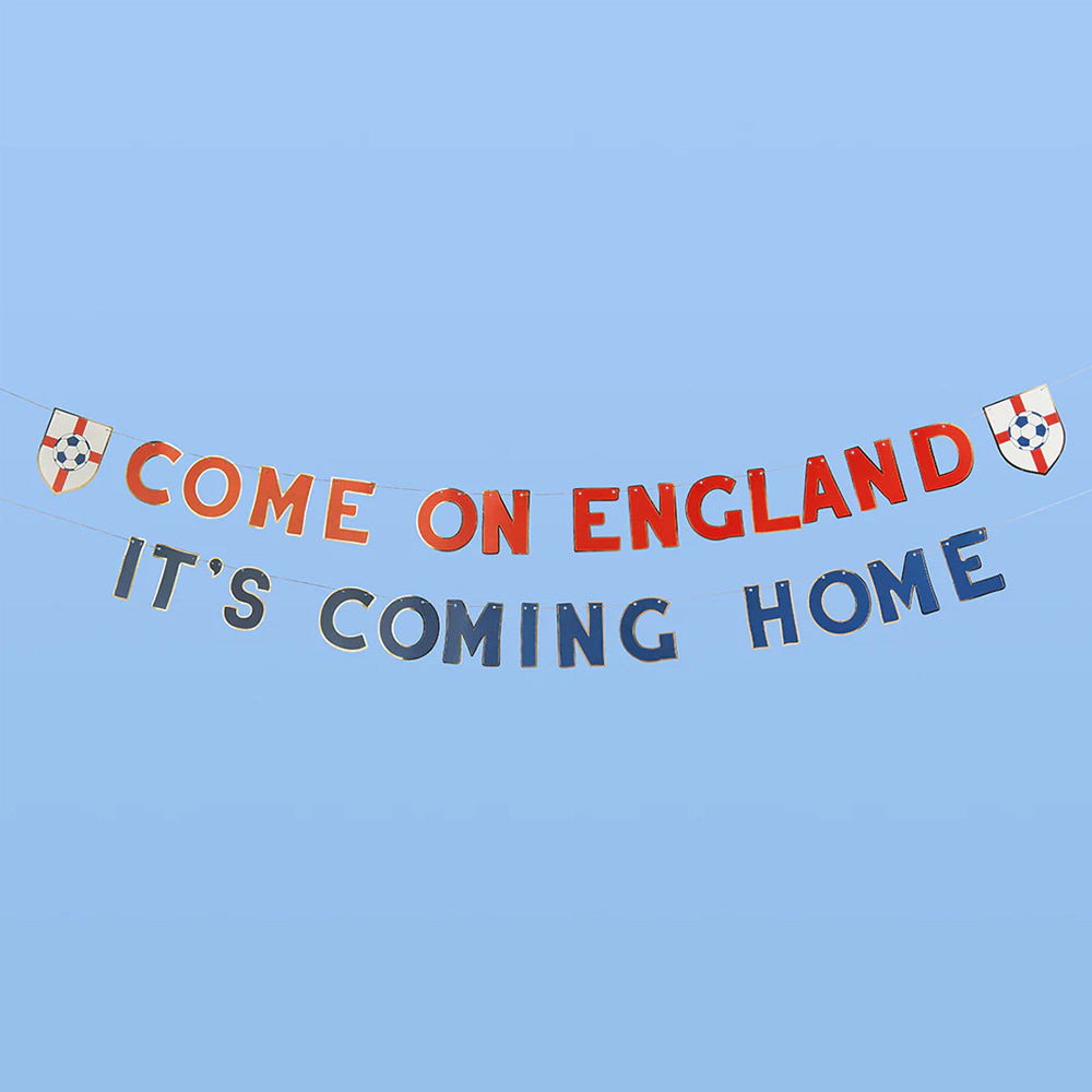 Come on England It's Coming Home Card Banner - 2.5m