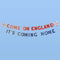 Come on England It's Coming Home Card Banner - 2.5m