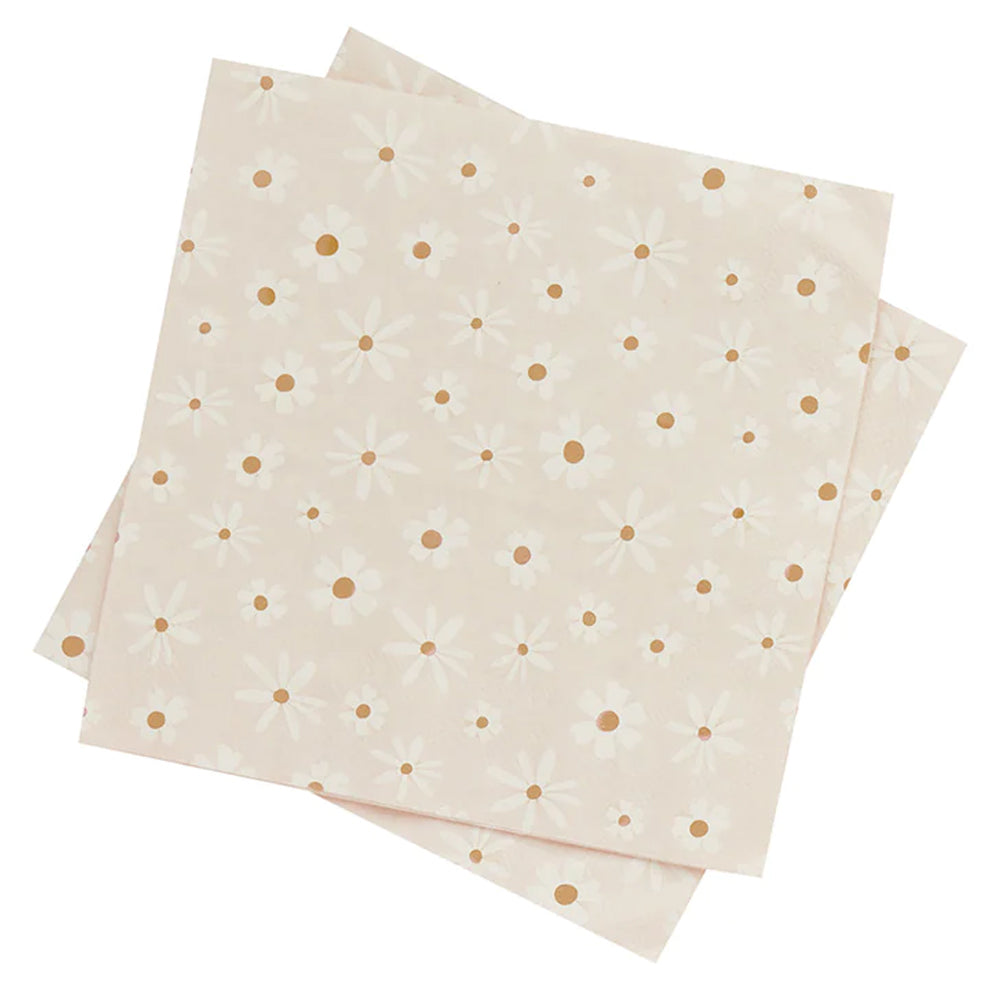 Daisy Paper Napkins - Pack of 16