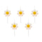 Daisy Candles - Pack of 5