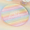 Rainbow Pastel Happy Birthday Paper Plates - Pack of 8