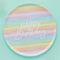 Rainbow Pastel Happy Birthday Paper Plates - Pack of 8