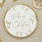 Gold Merry Christmas Paper Plates - 23cm - Pack of 8