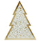 Gold Christmas Tree Shaped Grazing Board - 32cm