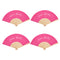 Team Bride Paper Fans - Pack of 4