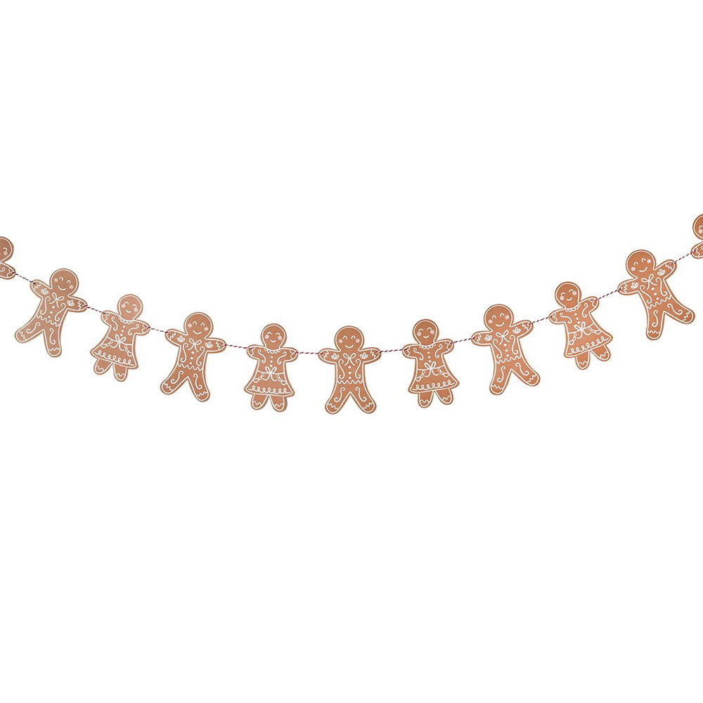 Gingerbread Card Bunting - 2m