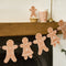 Gingerbread Card Bunting - 2m