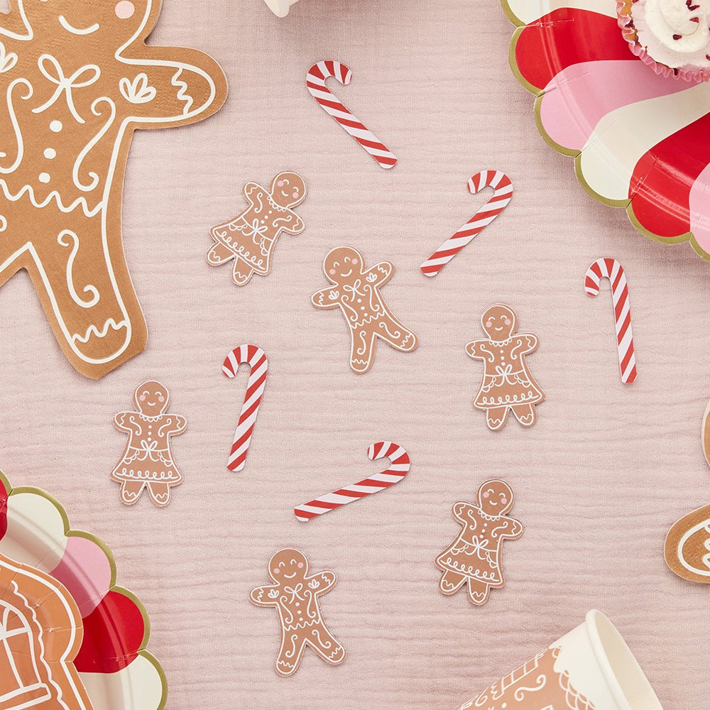 Gingerbread & Candy Cane Table Confetti - 10g