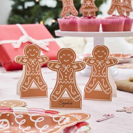Gingerbread Placecards - Pack of 10