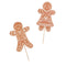 Gingerbread Food or Cake Picks - Pack of 12