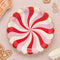 Red and Pink Candy Swirl Paper Plates - 23cm - Pack of 8