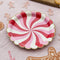 Red and Pink Candy Swirl Paper Plates - 23cm - Pack of 8