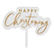 Happy Christening Acrylic Cake Topper