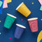 Diwali Mandala Pattern Multicolour Paper Cups - Pack of 8
