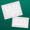 Festive Christmas Window Stickers - Pack of 2