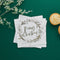 Merry Christmas Wreath Paper Napkins - Pack of 16