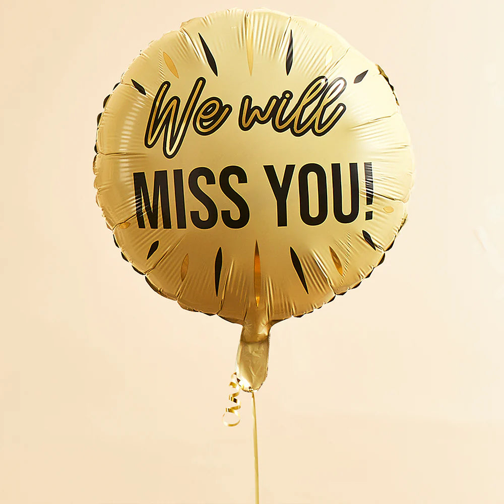 We Will Miss You! Foil Balloon - 22"