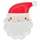 Santa Face Paper Plates - Pack of 8
