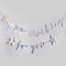 Iridescent 'Happy Birthday To You' Letter Banner - 2m