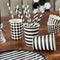 Monochrome Black and White Paper Cups - Pack of 8