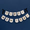 Happy New Year Banner With Black Velvet Bows - 2m