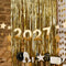Gold Star Customisable Number or Year Card Banner - 2m