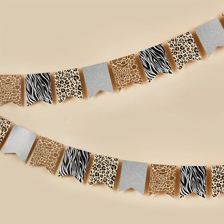 Safari Animal Print Bunting - 2.5m