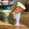 Dinosaur Party Pom Pom Paper Cups - Pack of 6