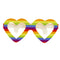 Rainbow Heart Card Glasses - Pack of 10
