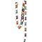 Christmas Star Paper Chains Kit - Pack of 48