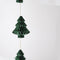 Christmas Tree Green Honeycomb Garland  - 2m