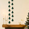 Christmas Tree Green Honeycomb Garland  - 2m