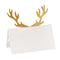 Antler Christmas Place Cards - Pack of 10