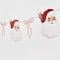 Santa & Bow Christmas Garland Decoration - 2m