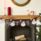 Santa & Bow Christmas Garland Decoration - 2m