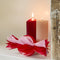 Red and Pink Honeycomb Tissue Paper Sweets Decorations - 25cm - Pack of 4
