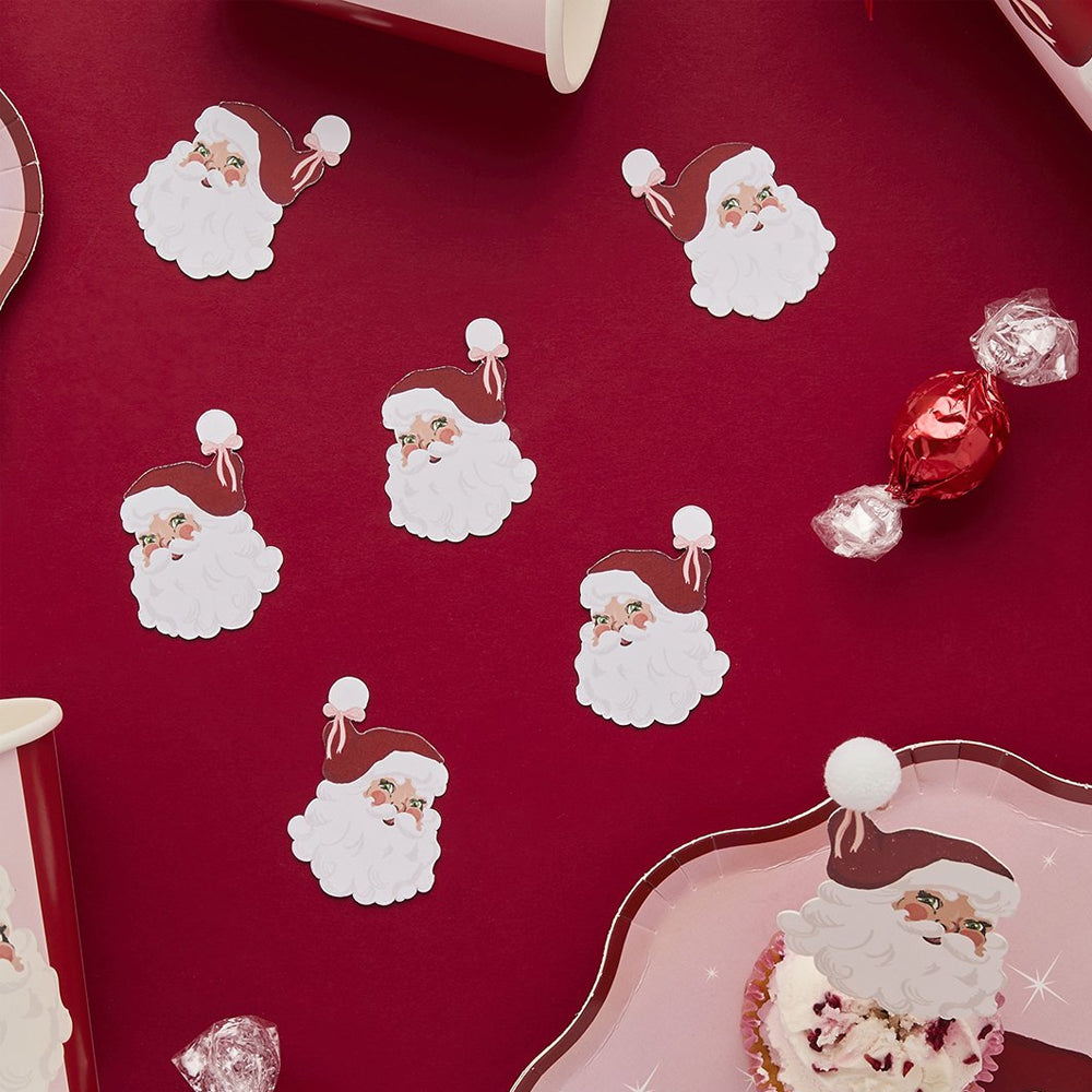 Vintage Santa Christmas Table Confetti - 10g