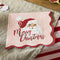 Vintage Pink Santa Paper Napkins - Pack of 16