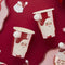 Vintage Pink Santa Paper Cups - Pack of 8