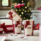 Vintage Pink Santa Paper Cups - Pack of 8