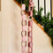 Pink and Red Stripe Paper Chains - Pack of 48