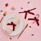 Red Velvet Bows - Pack of 6