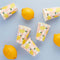 Lemon and Pink Gingham Paper Cups - Pack of 8